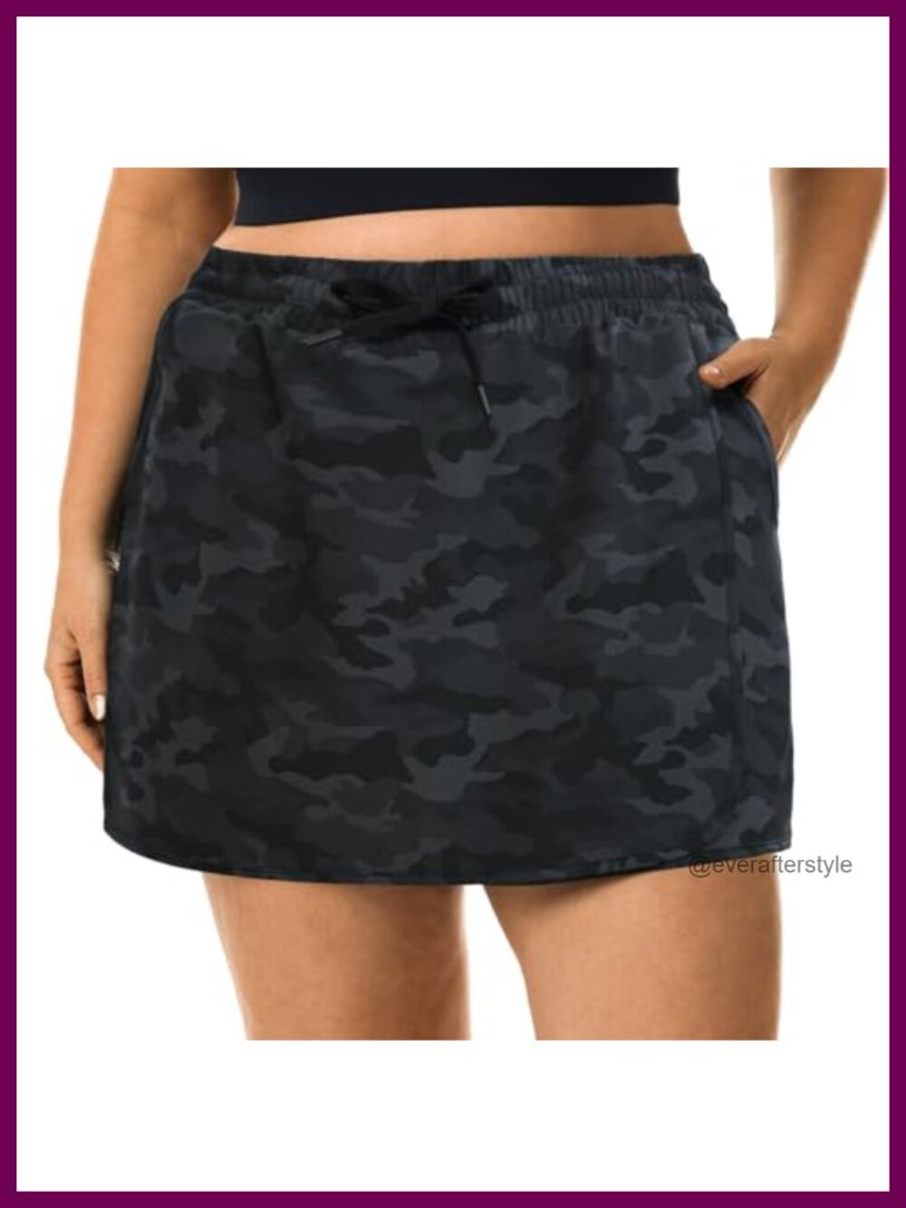 Women's Plus Size Skort Golf Tennis Athletic Skirt with Shorts Pockets